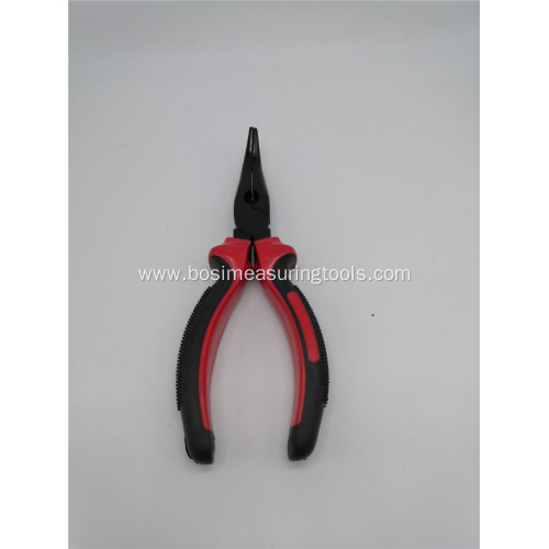 Nickel Plated Needle Nose Pliers With Massage Handle